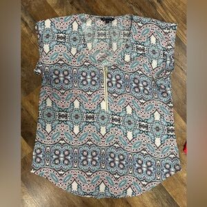 Express large paisley print gramercy blouse